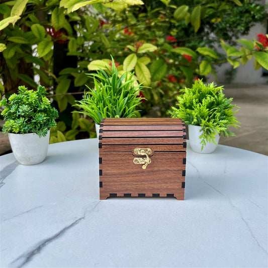 Mini Sanduk – Premium MDF Dome-Lid Gift Box with Lock