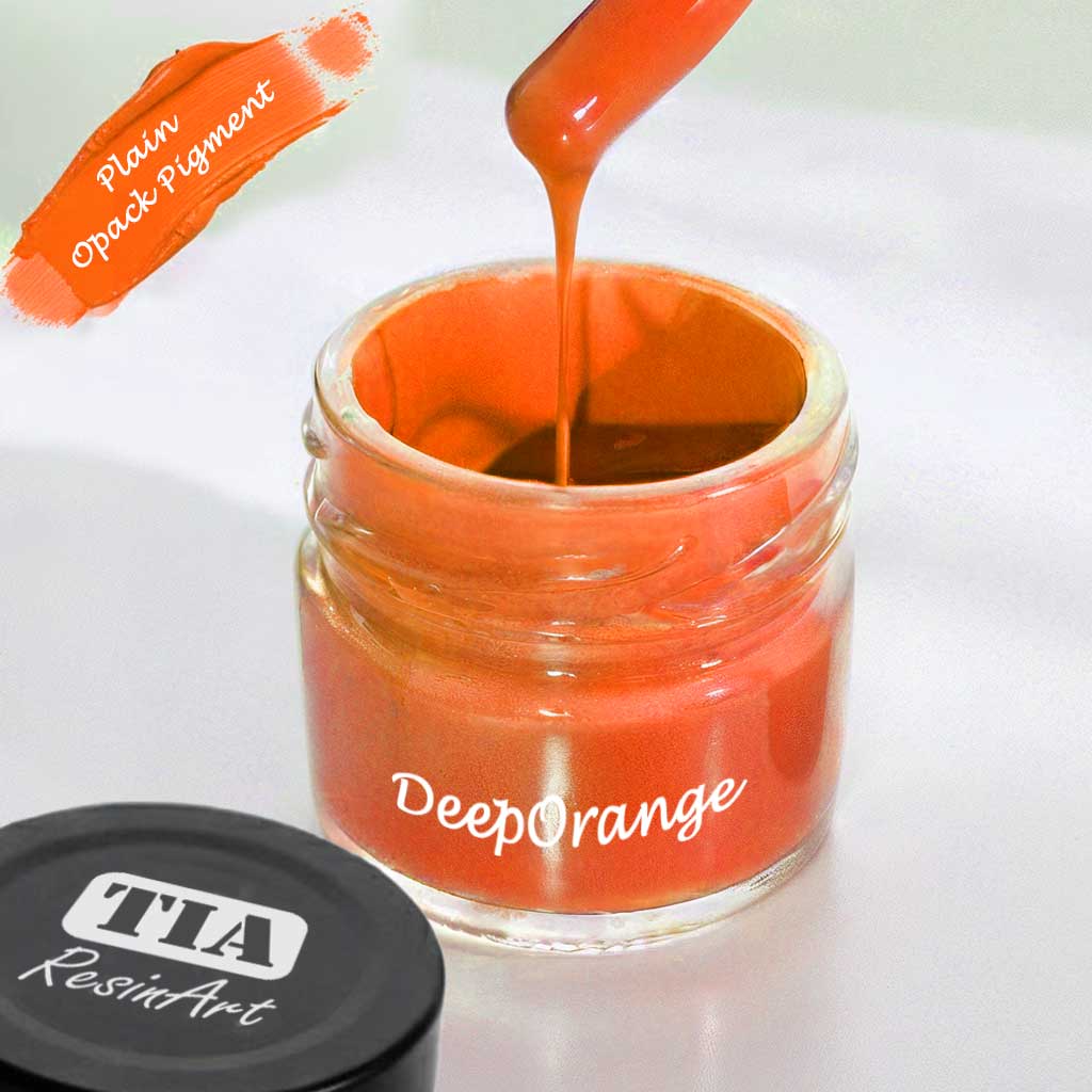 Plain Pigment for Resin art (DEEP ORANGE)