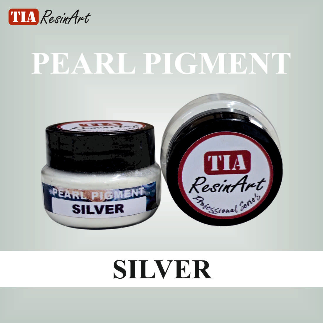 Pearl Pigment for Resin Art (SILVER)