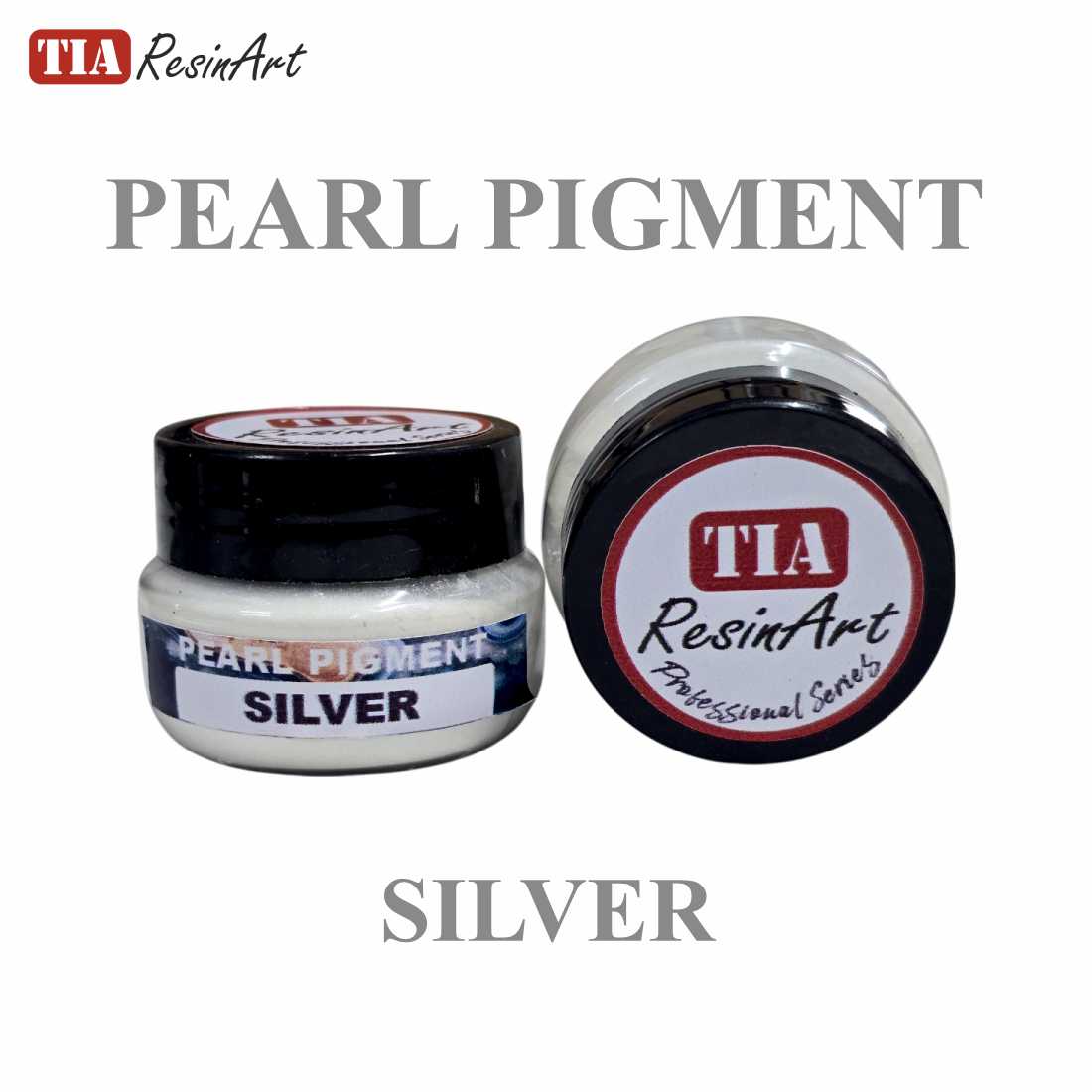 Pearl Pigment for Resin Art (SILVER) 2