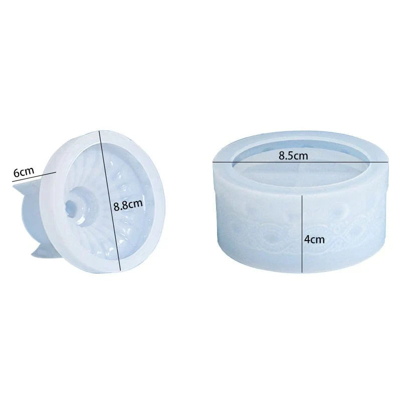 Gift Box Gen Pattern Storage Box Silicon Mould (SM290) 2