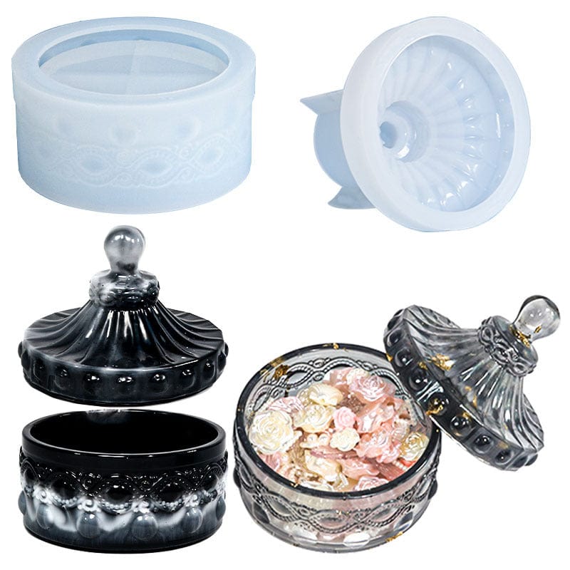 Gift Box Gen Pattern Storage Box Silicon Mould (SM290)