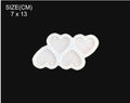 Keychain and Pendant Heart 4 Cavity Silicon Mould (SM294)