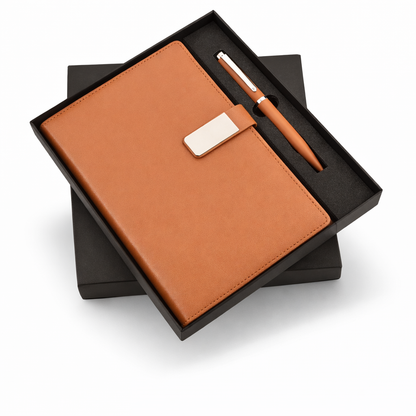 SR-217 / SR-218 / SR-219 | Premium A5 Diary with Metal Pen – Corporate Gift Set