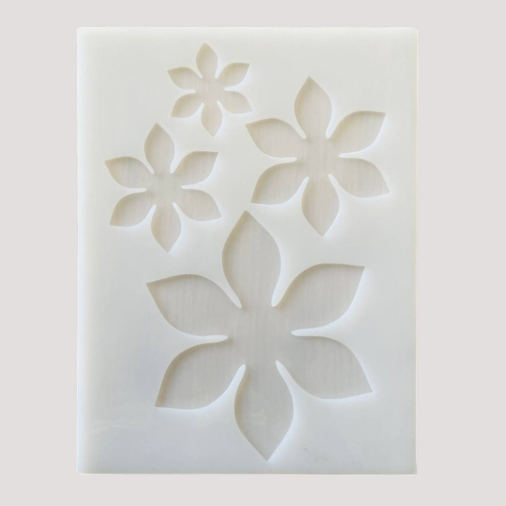 Flower 4pc Silicon Mould (SM325)