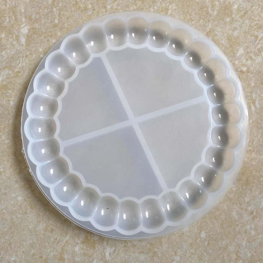 Bubble Round Trinket Tray 5inch Silicone Mould (SM310)