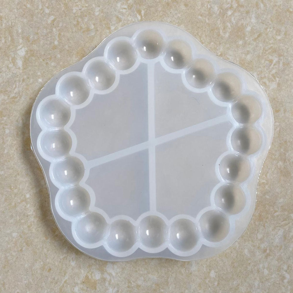 Bubble Hexagone Trinket Tray 5inch Silicone Mould (SM313)
