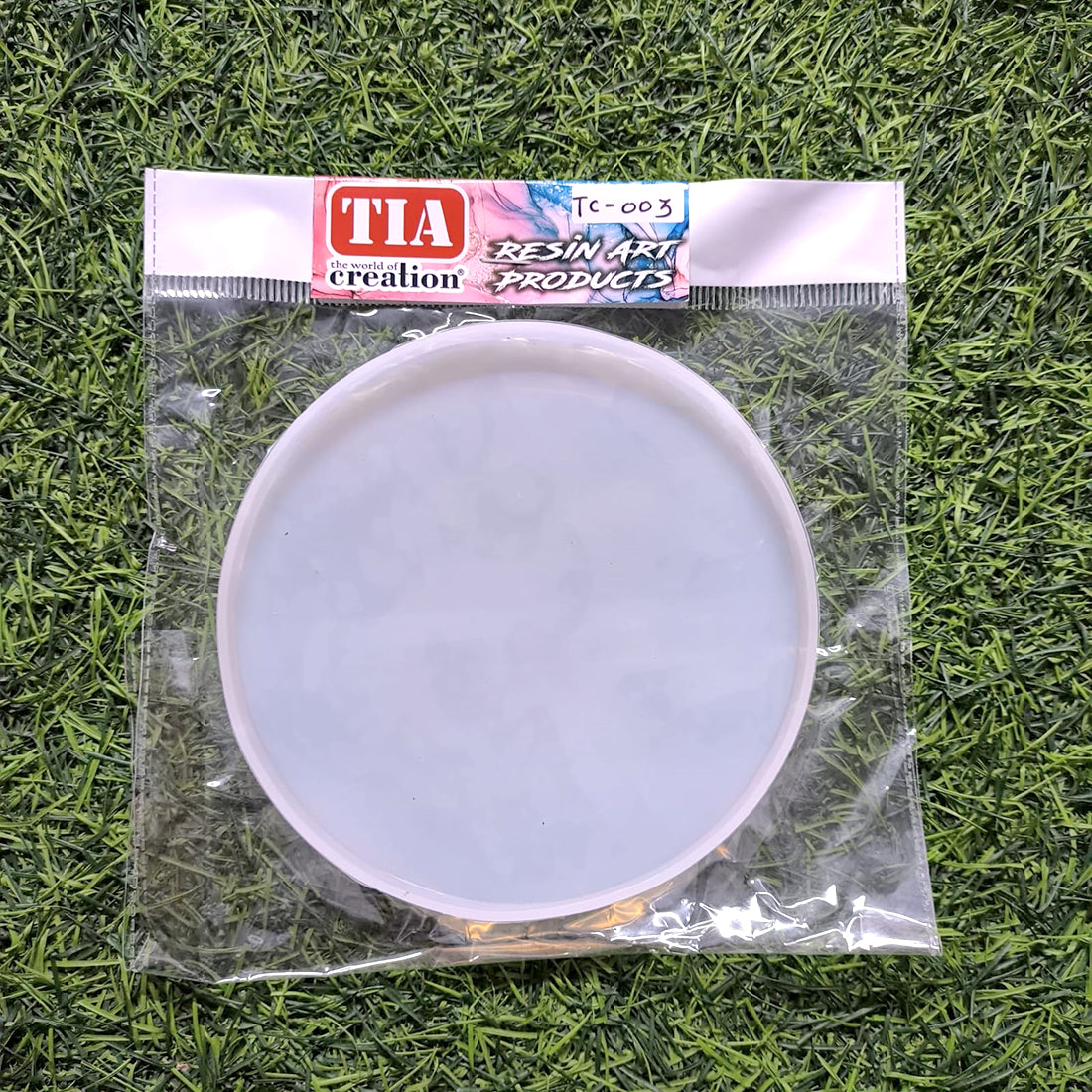 Round Plain 05x05Inch 8mm Depth Silicon Mould (SM252)