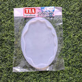 Oval Agate Coaster Zigzag 5Inch 13x11cm 5mm Depth Silicon Mould (SM205)