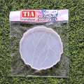 Round Outliner Coaster 4x4In 7mm Depth Silicon Mould (SM249)
