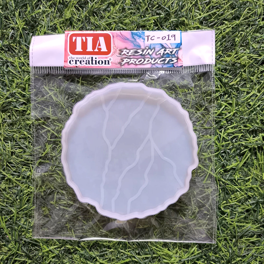 Round Outliner Coaster 4x4In 7mm Depth Silicon Mould (SM249)