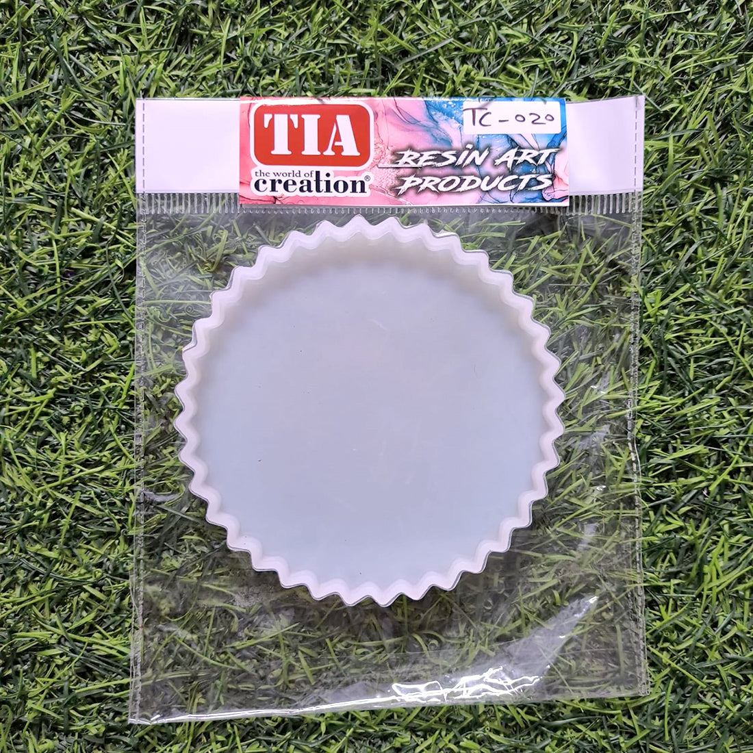 Round Crinket Coaster 4x4In 7mm Depth Silicon Mould (SM244)