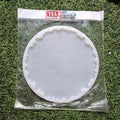 Round Agate Zigzag 08x08In 8mm Depth Silicon Mould (SM240)