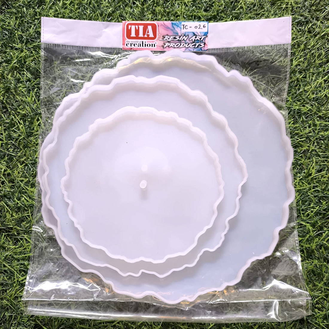 Cake Stand 3 Pcs Set Mould 25cm 19cm 14cm 8mm Depth (SM094)