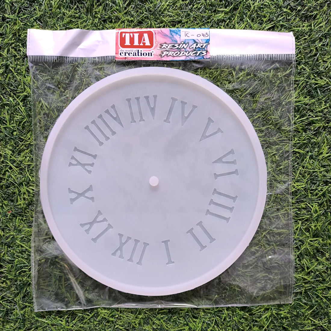 Clock 8x8In 20x20cm 8mm Depth Silicon Mould (SM101)