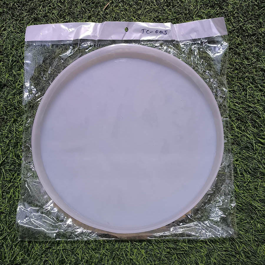 Round Plain 10x10Inch 15mm Depth Silicon Mould (SM256)