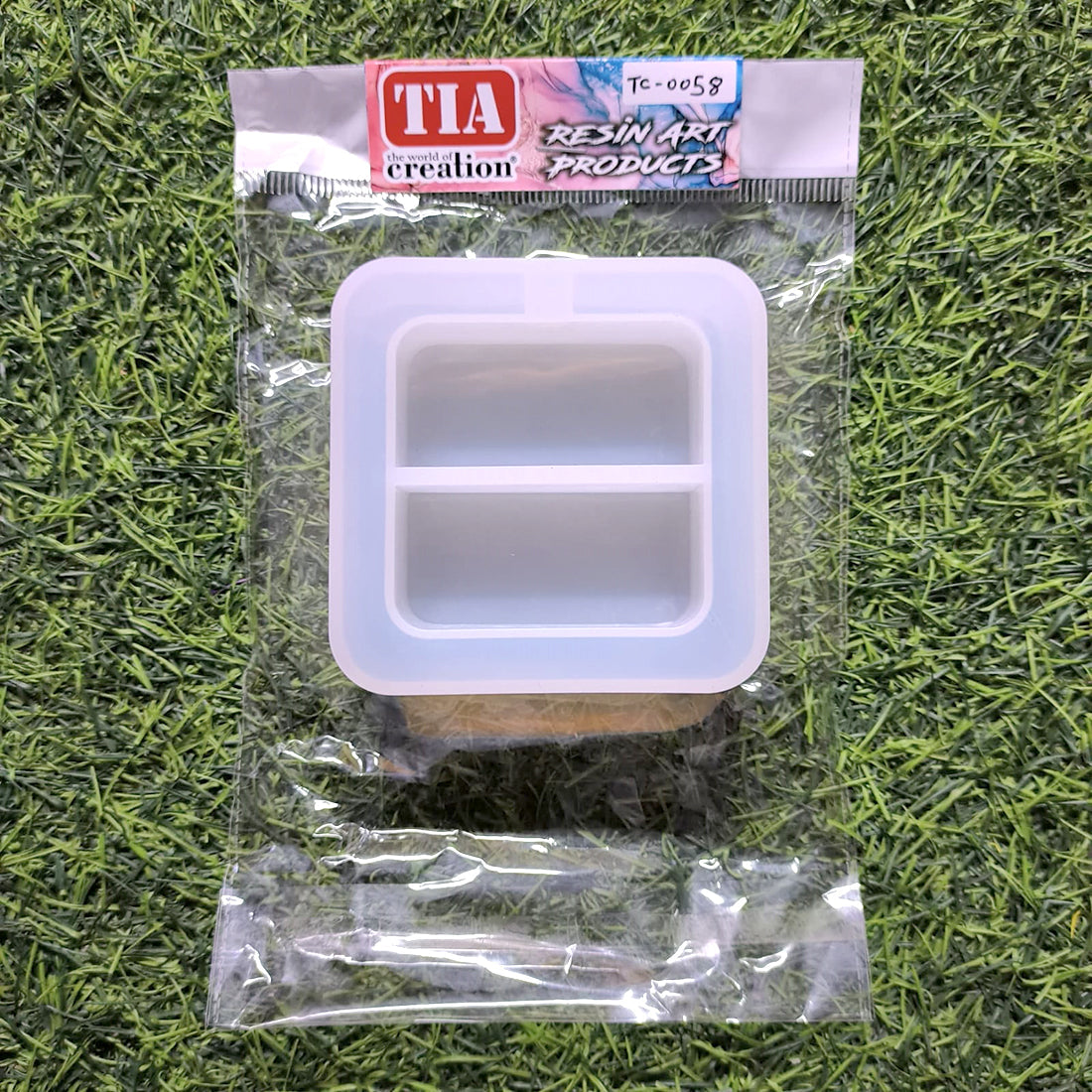 Ash Tray  square 4Inch 15mm Depth Silicon Mould (SM072)