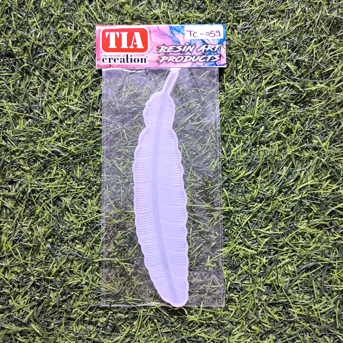 Feather 6Inch 15x3cm 3mm Depth Silicon Mould (SM121)