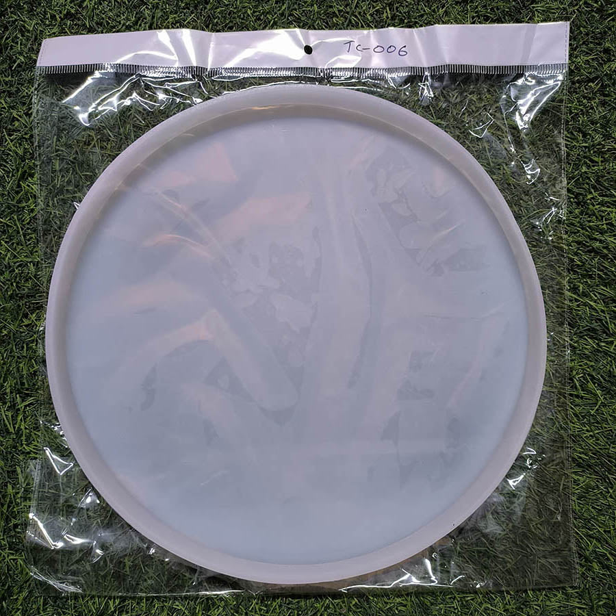 Round Plain 12x12Inch 20mm depth Silicon Mould (SM257)