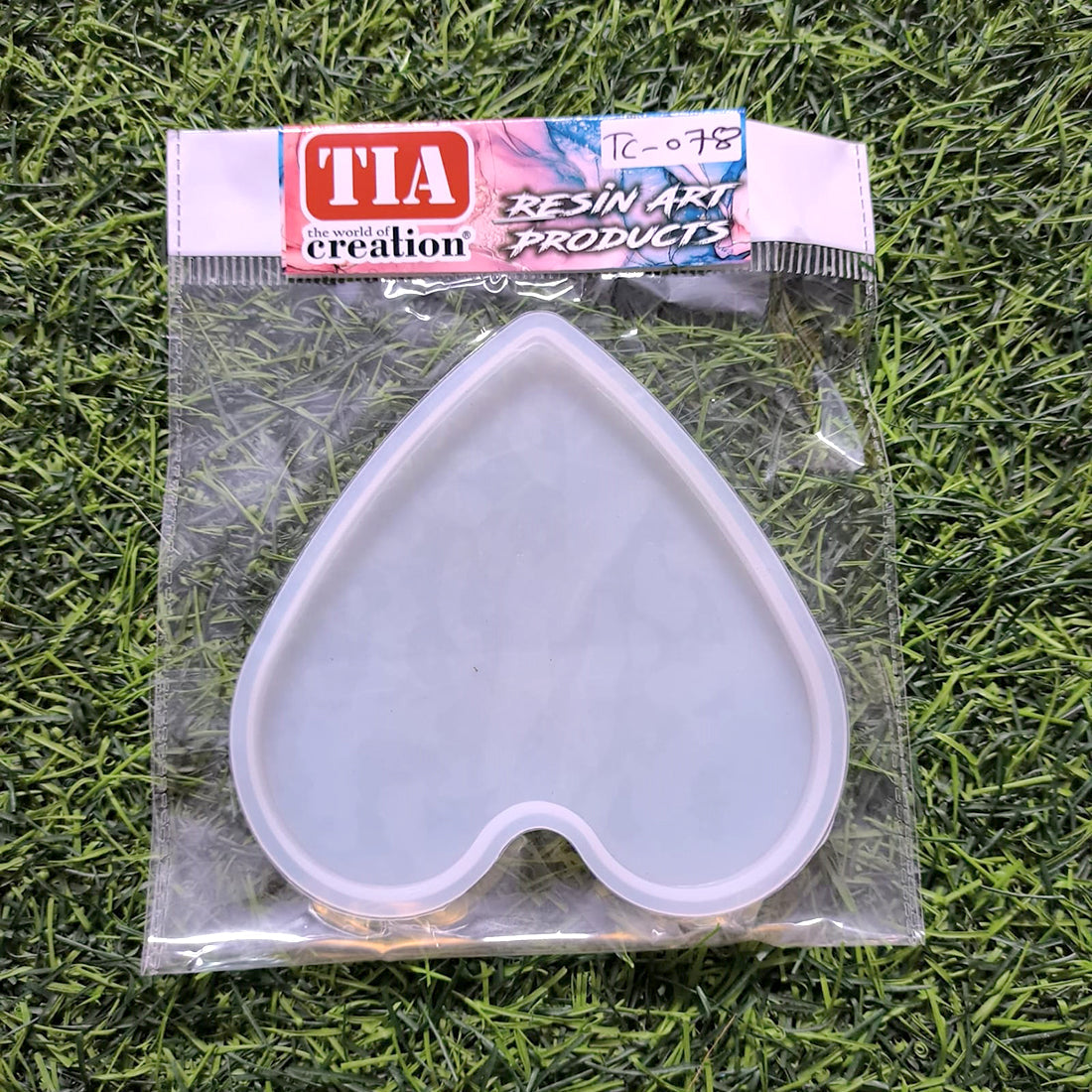 Heart 4In 10x9cm 8mm Depth SIlicon Mould (SM146)