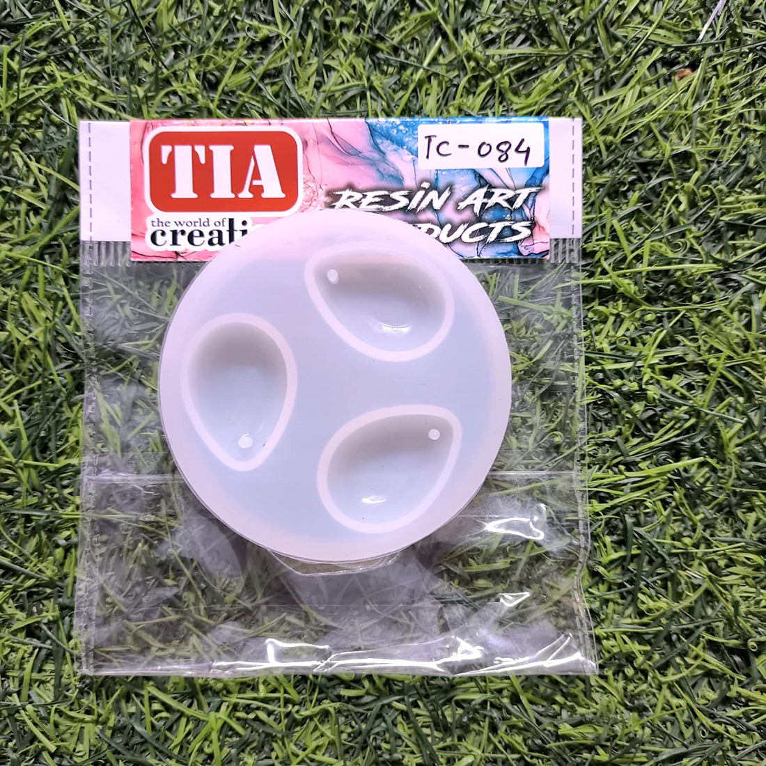 Dropper 3 Cavity 10cm 5mm Depth Silicon Mould (SM118)