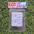 Keychain and Pendant and Earring  8 Cavity 8x5cm 5mm Depth SIlicon Mould (SM193)