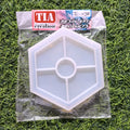 Hexagon Border 4In 10x10cm 10mm Depth Silicon Mould (SM162)
