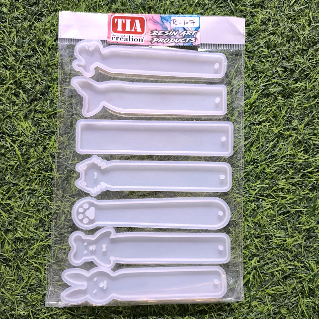 Bookmark 7Pcs Set 3mm Depth Silicon Mould (SM085)