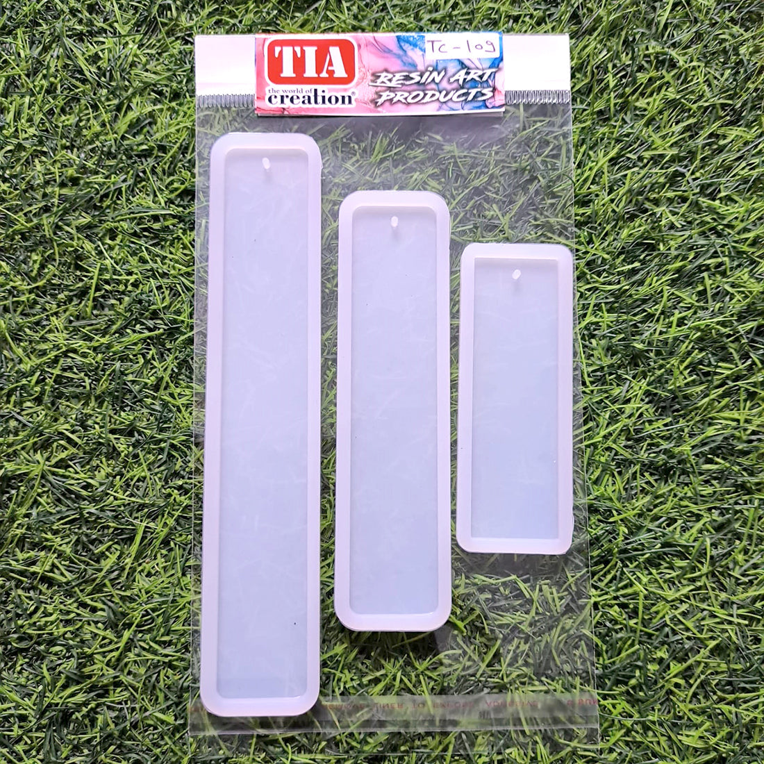 Bookmark 3pcs Mould 8x4cm 6x4cm 4x4cm 3mm Depth (SM082)