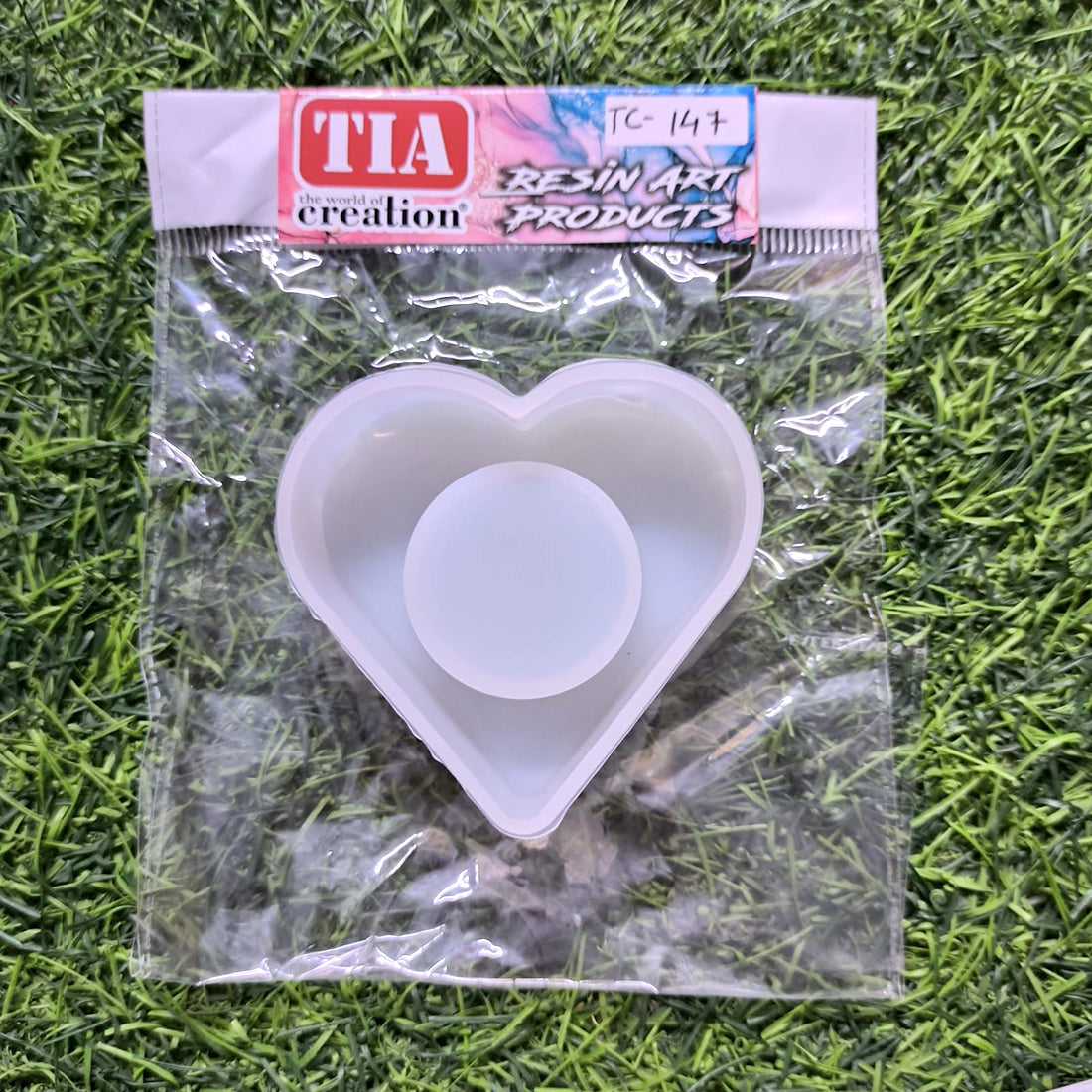 Heart Shape T light Candle Mould (SM156)