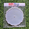 Clock 6x6In zigzag 10mm Depth Silicon Mould (SM099)