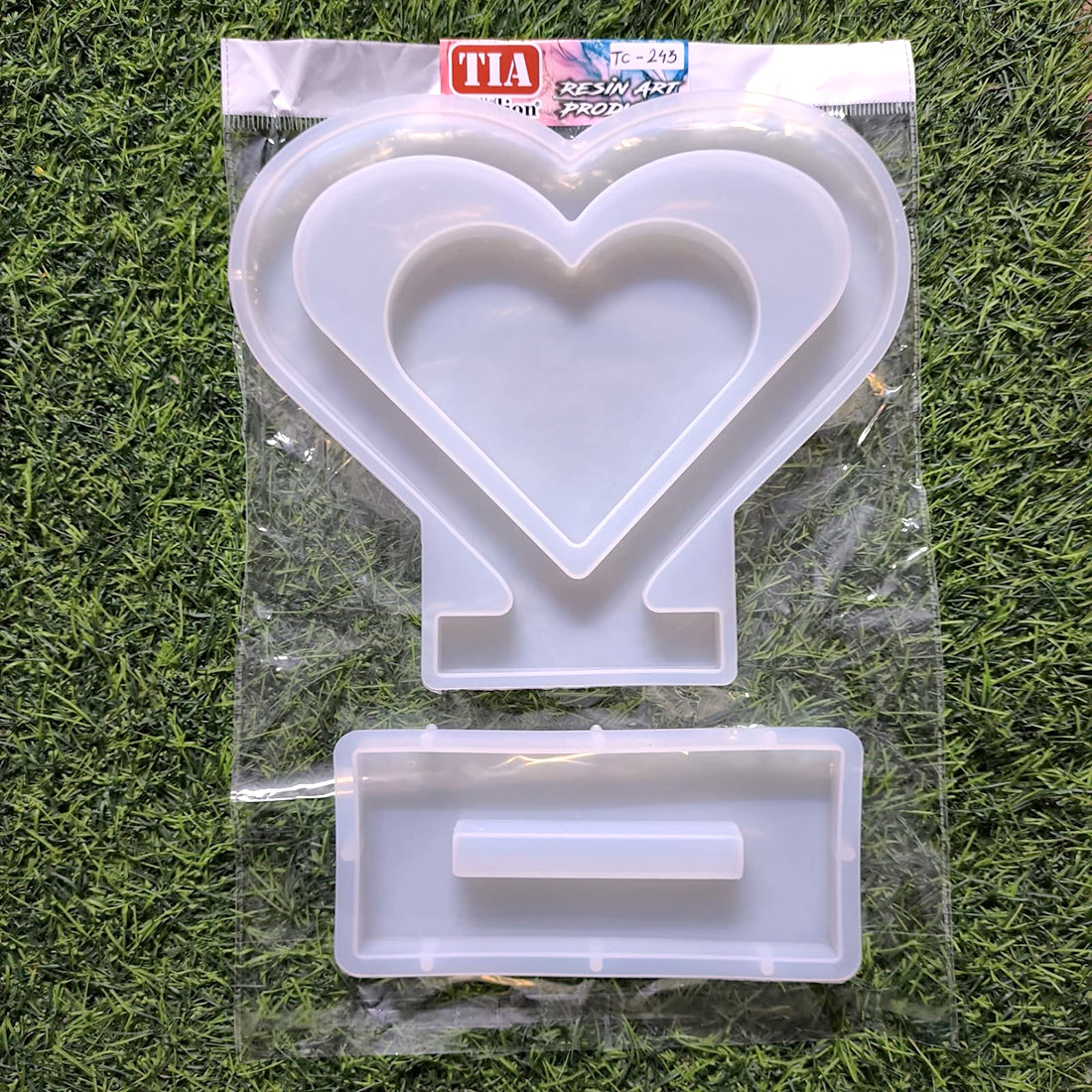 HEART WITH STAND MOULD 9INCH 15MM DEPTH (SM159)