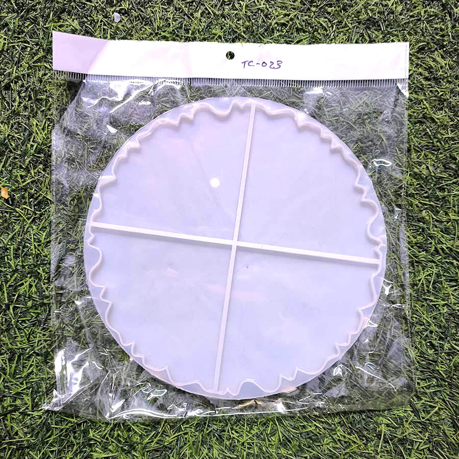 Triangle 8Inch Pizza Coaster 5mm Depth Silicon Mould (SM282)