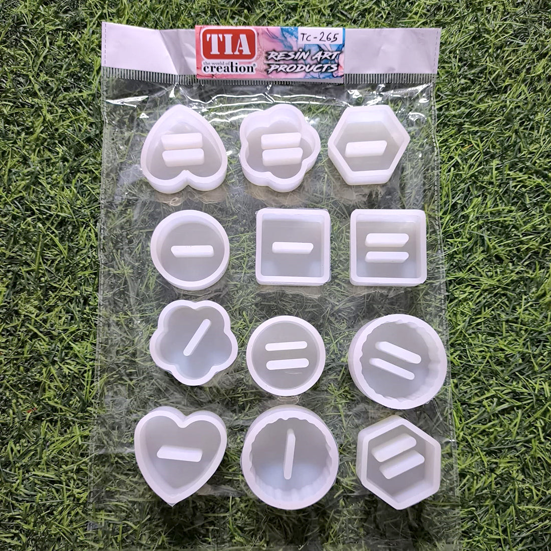 Holder for Ring 12 Cavity 18mm Depth Silicon Mould (SM166)