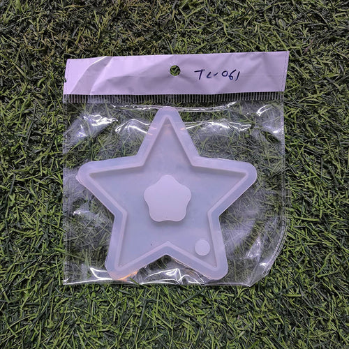 4 Inch Star Coaster Silicon Mould 10x10Cm  5mm Depth (SM054)