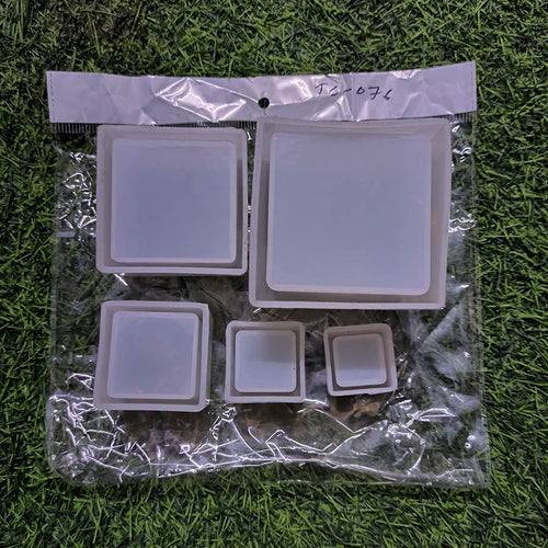 5 Pcs Cube Silicon Mould (SM056)