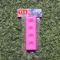 Flower 4 Cavity Pink Mould 12x3.5cm (SM125)