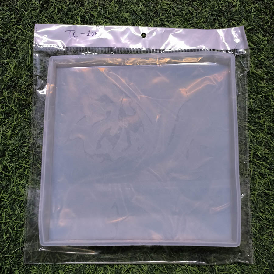 Square Plain 08x08Inch 10mm Depth Silicon Mould (SM275)