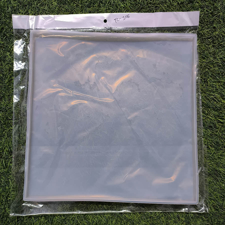 Square Plain 12x12Inch 10mm Depth Silicon Mould (SM277)