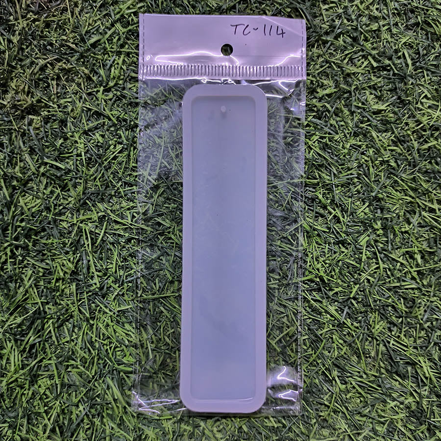 Bookmark Rectangle 15x3cm 3mm Depth Silicon Mould (SM092)