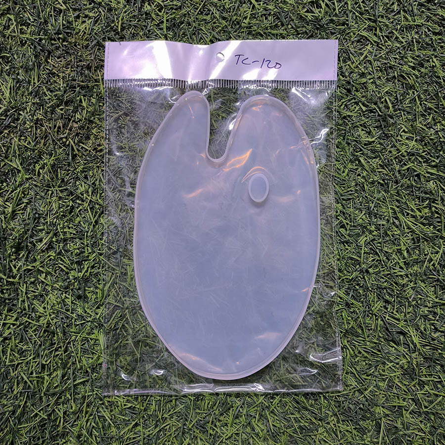 Colour Dish Mould 7 Inch  18 x12cm  8mm Depth Silicon Mould (SM107)