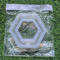 Planter Hexagon With Tube 14x14cm 40mm Depth Silicon Mould (SM214)