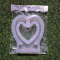 Planter Heart With Tube 15x14cm  40mm Depth Silicon Mould (SM212)