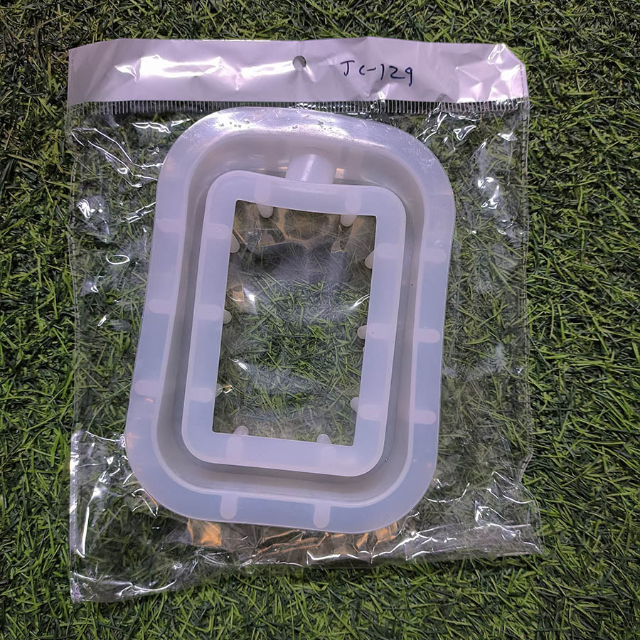 Planter Rectangle With Tube 6x5In 40mm Depth Silicon Mould (SM215)