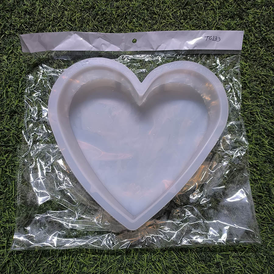 Heart Shape 8inch Wedding Mould 50mm Depth Silicon Mould (SM155)