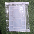Rectangle Tray With Coaster 8x12inch 14mm Depth Silicon Mould (SM233)
