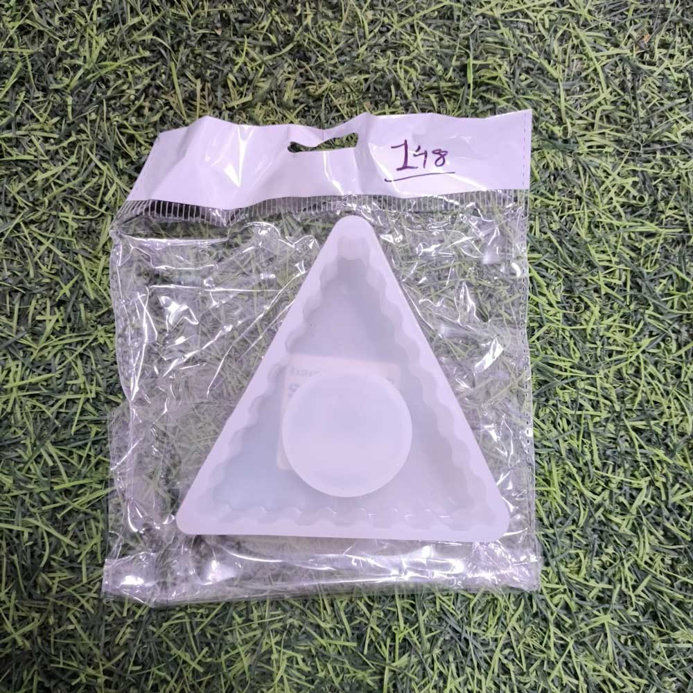 Triangle Shape T light Candle Silicon Mould (SM285)