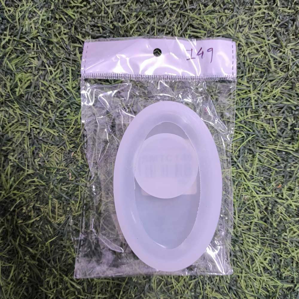 Oval Shape T light Candle Silicon Mould (SM206)