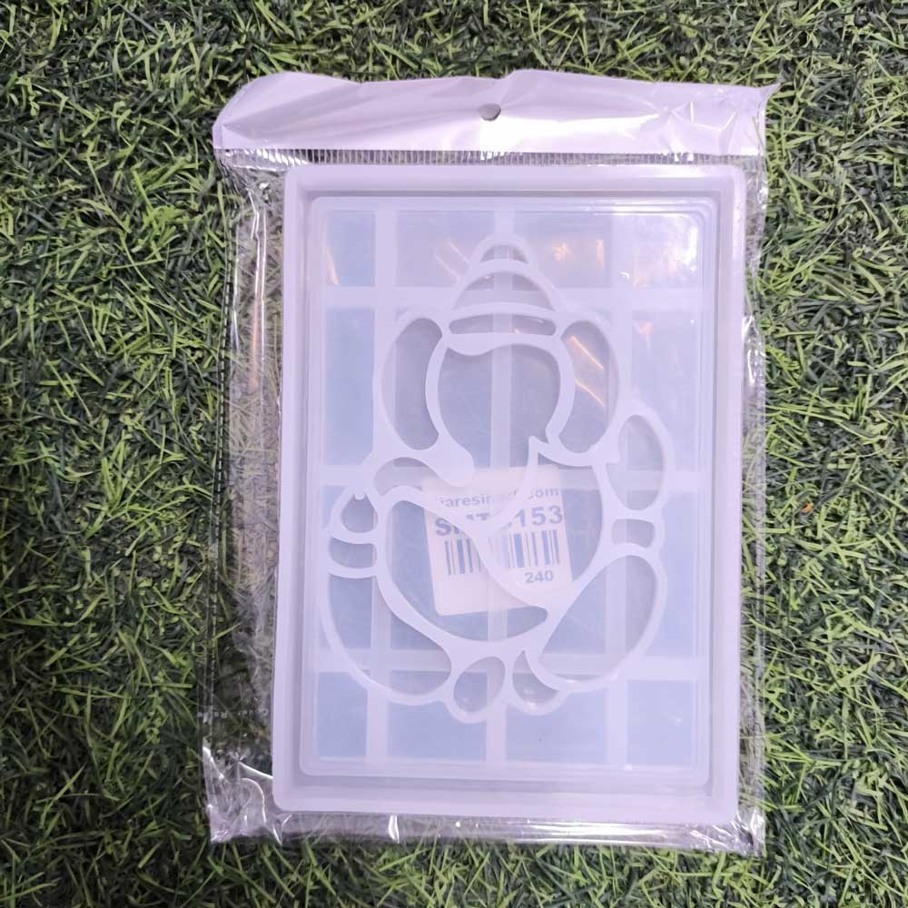Ganesha small 16cmx11cm Silicon Mould (SM134)
