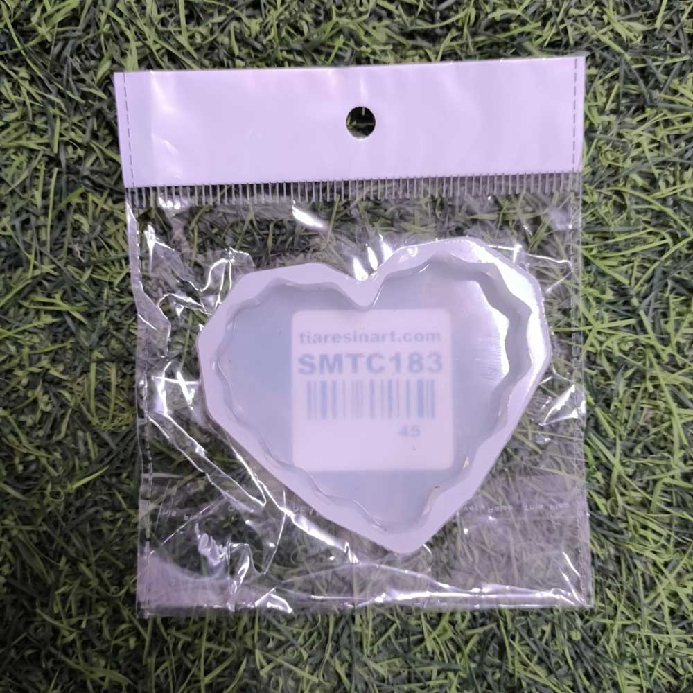 Heart Diamond 3inch  10mm Depth Silicon Mould (SM151)